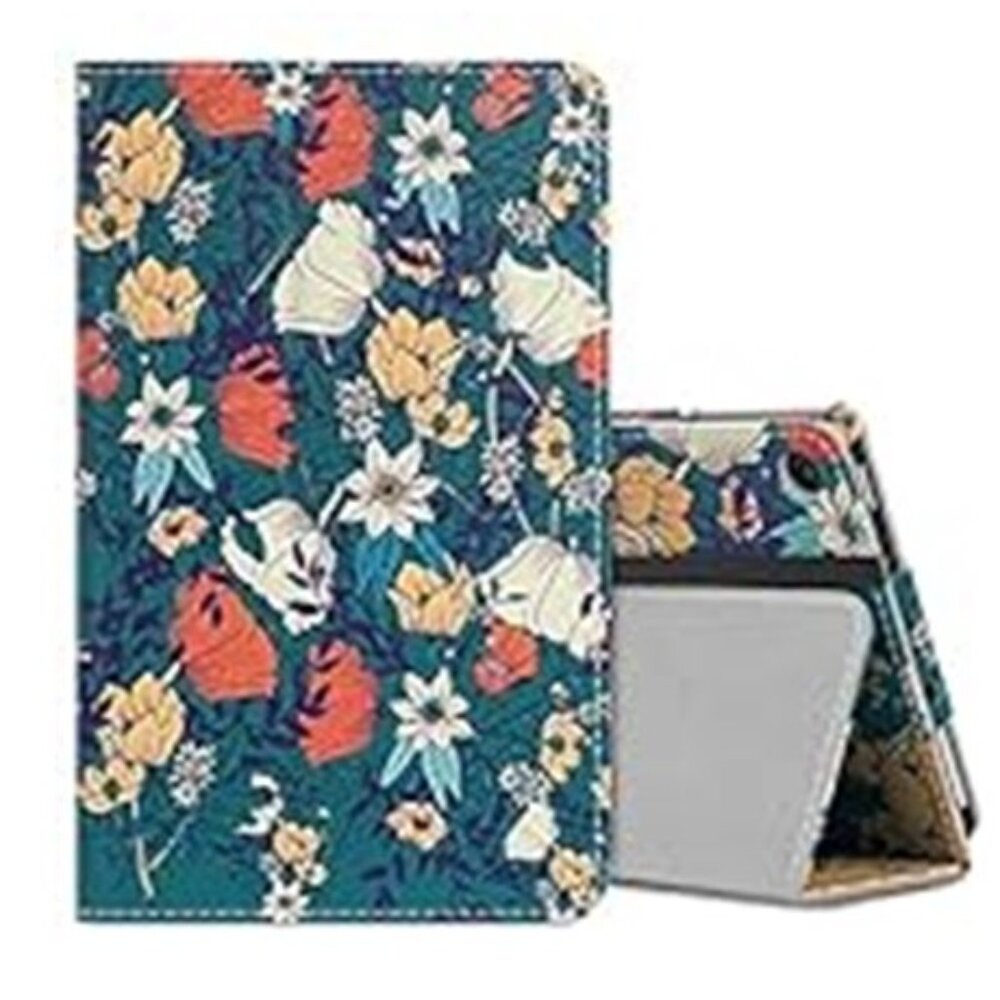 MoKo Case for Amazon Fire 7 Tablet (7th gen.) - "Beautiful Flowers"